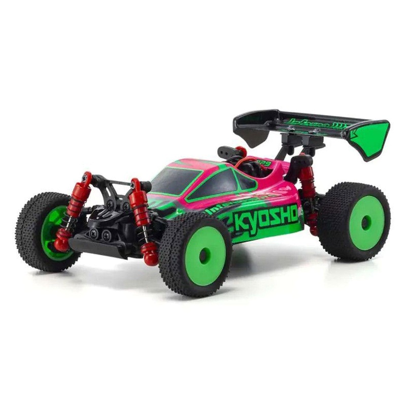 Kyosho Mini-Z Pink/Green Inferno MP9 1/27 Scale 4WD Buggy - RTR