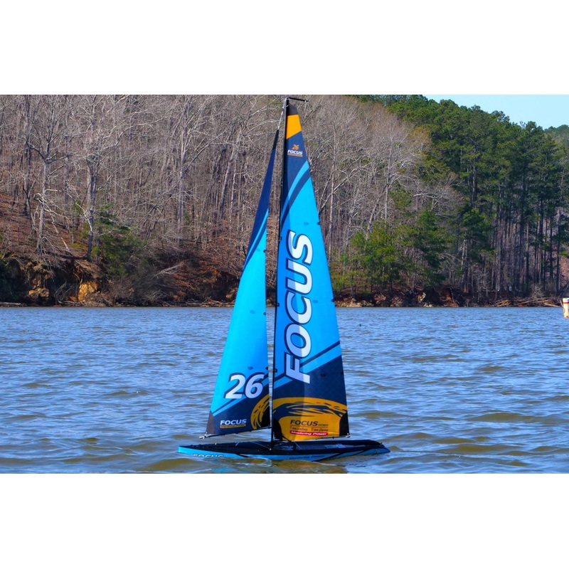 Bancroft Focus V3 Blue 995mm (39.2") Sailboat - RTR