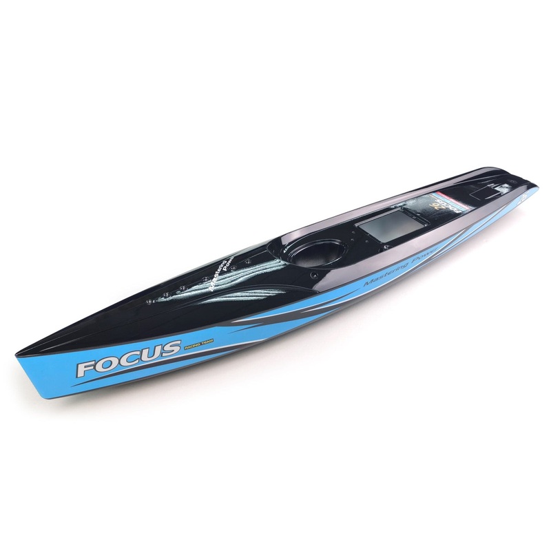 Bancroft Focus V3 Hull with Blue Decals and Painting