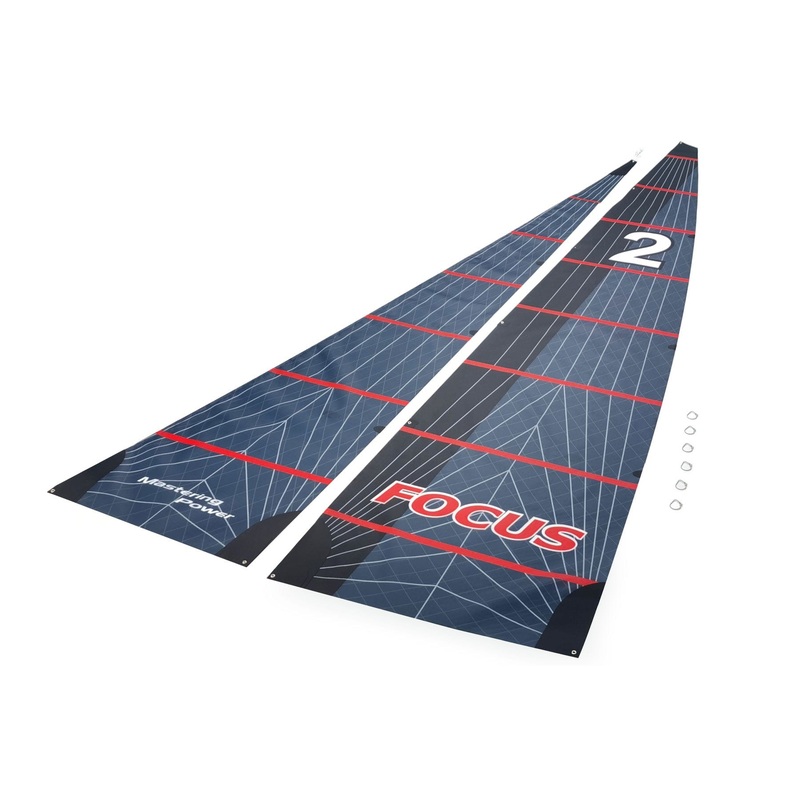 Bancroft Focus V3 Red Main Sails and Jib Sails Set
