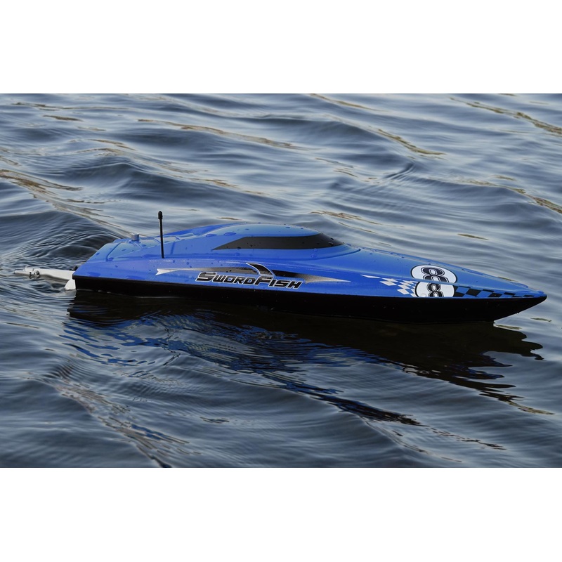 Bancroft Swordfish Deep V Blue 675mm (26.5") Racing Boat  RTR