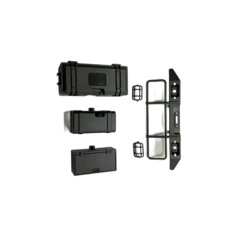 Hobby Plus 1/18 Scale Trail Hunter Battery Box & Bumper Set