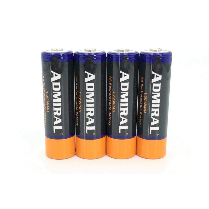 Admiral 2600mAh 1.2V NiMH AA Rechargeable Batteries (4 Pack)