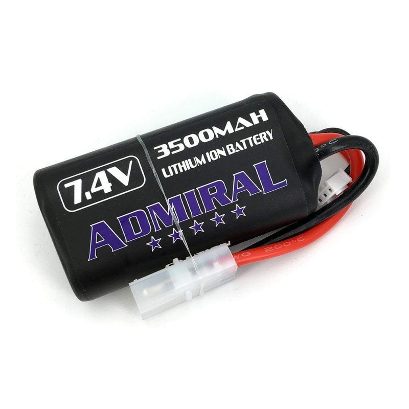 Admiral 3500mAh 2S 7.4V Li-ion Battery with Tamiya Connector
