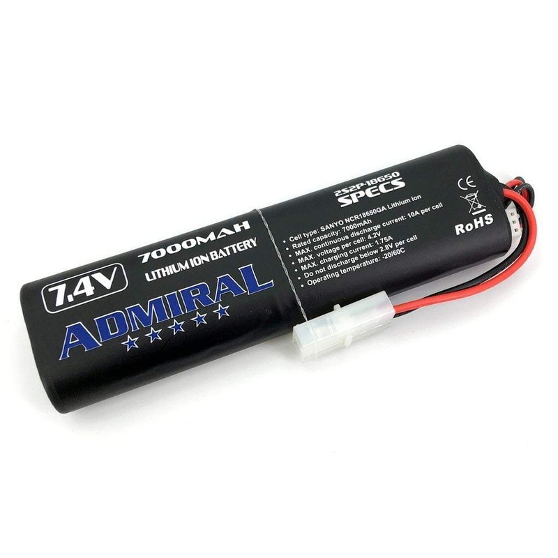 Admiral 7000mAh 2S 7.4V Li-ion Battery with Tamiya Connector