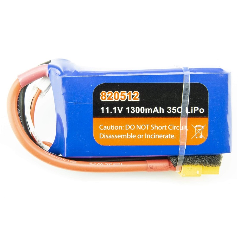 Bancroft 1300mAh 3S 11.1V 35C LiPo Battery with XT60 Connector