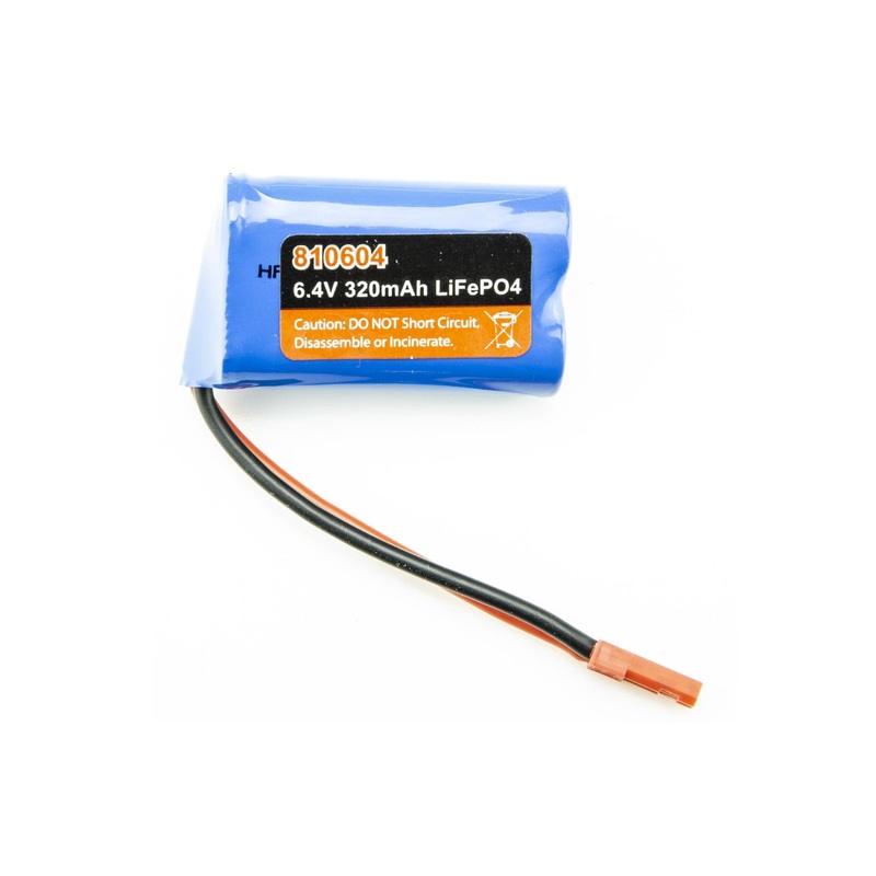 Bancroft 320mAh 2S 6.4V LiFePO4 Battery with JST Connector