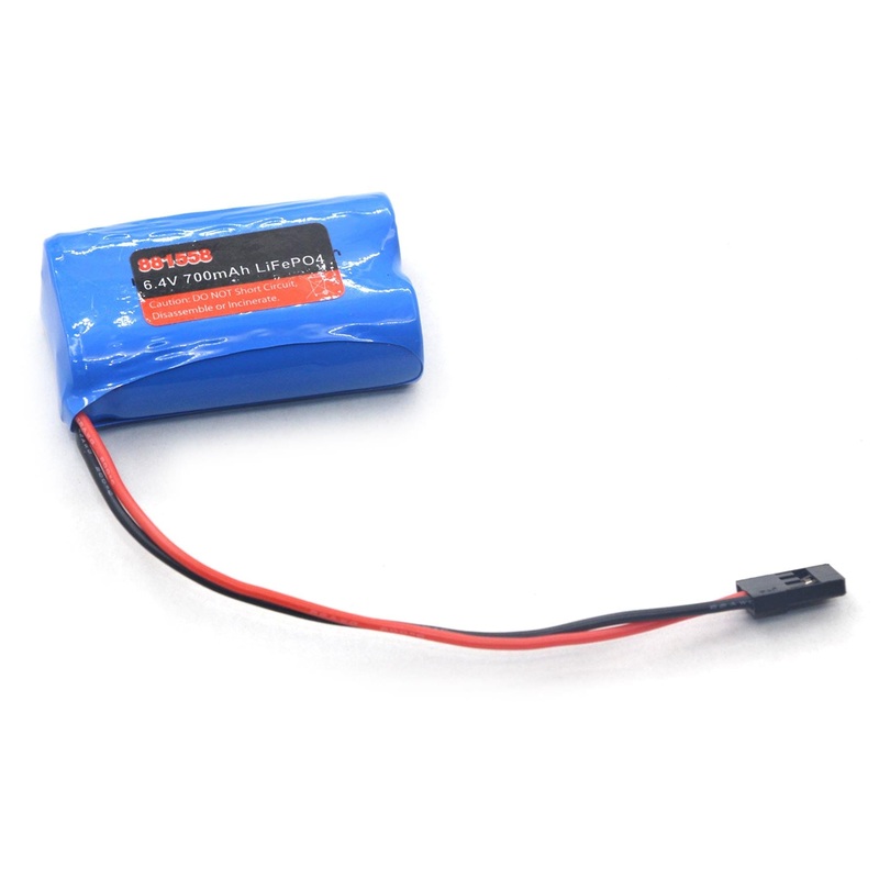 Bancroft 700mAh 2S 6.4V LiFePO4 Battery with JR Connector