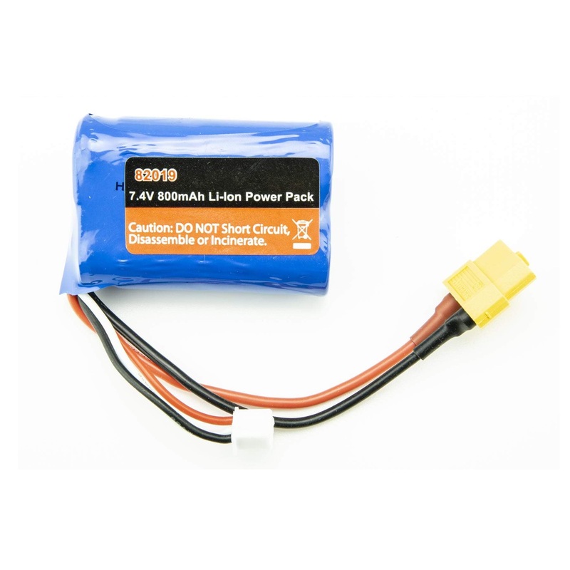 Bancroft 800mAh 2S 7.4V Li-ion Battery with XT60 Connector