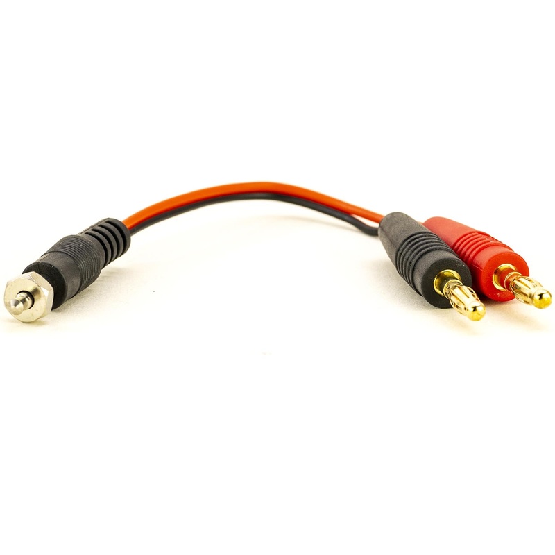 BenchCraft 100mm (4") Charge Lead with Glow Plug Adapter