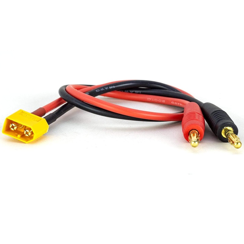 BenchCraft 300mm (12") Charge Lead with XT60 Connector