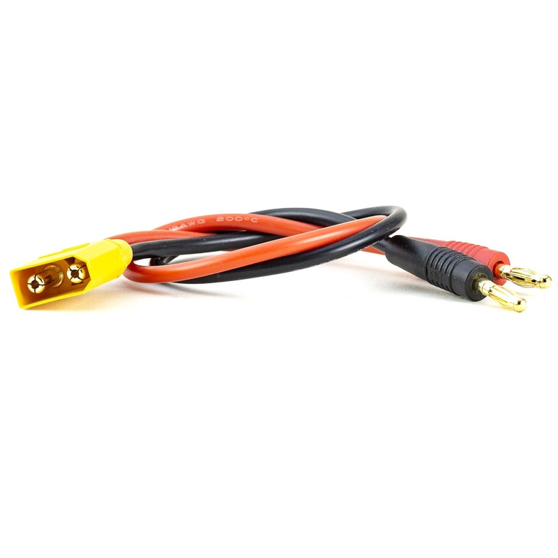 BenchCraft 300mm (12") Charge Lead with XT90 Connector