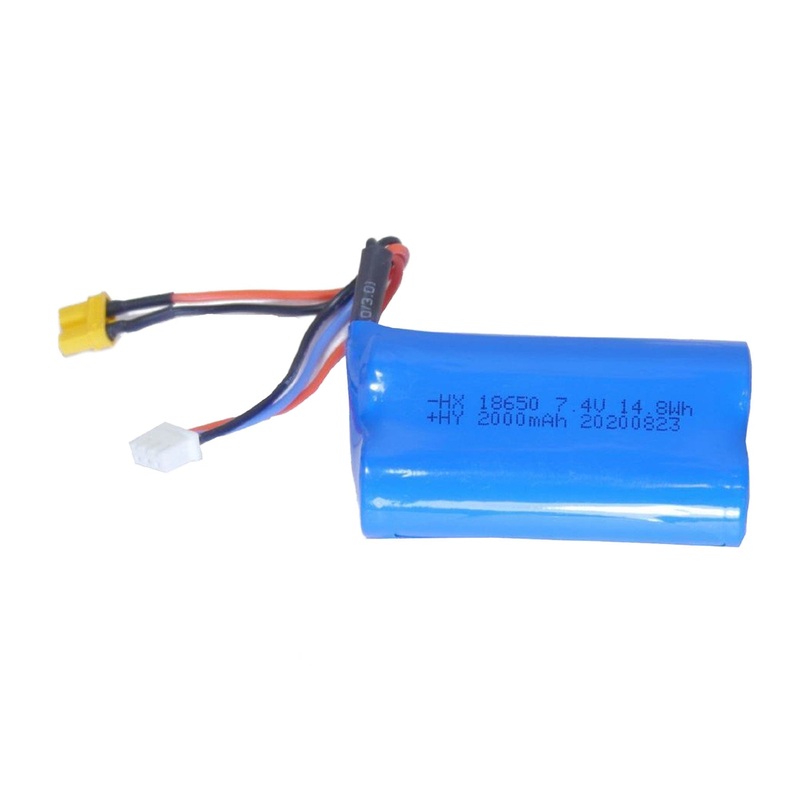 Diecast Masters 7.4v 2S 2000mAh Li-ion battery with XT30 Connector