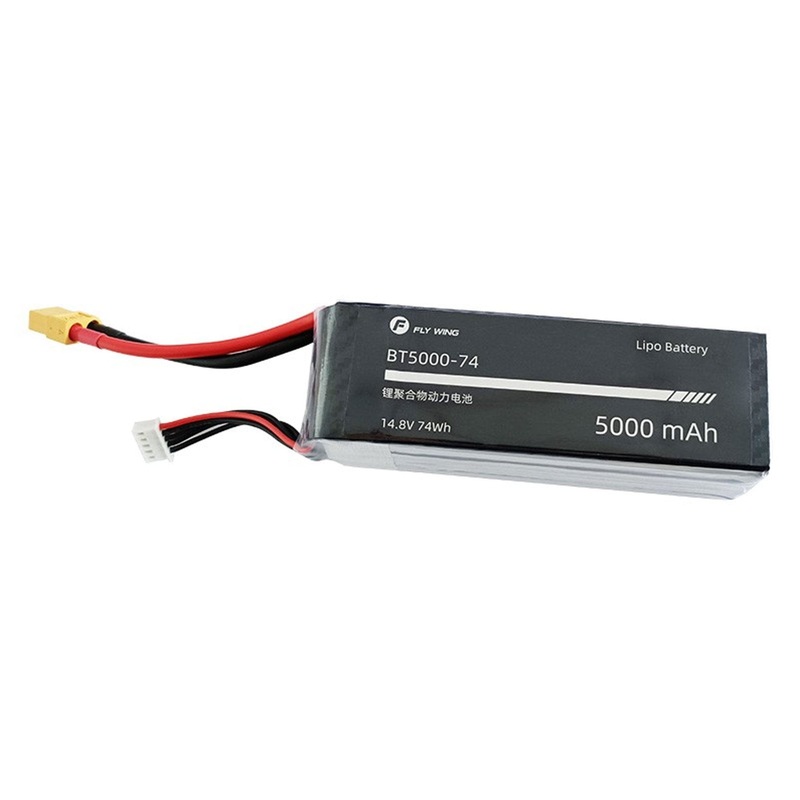 Fly Wing 5000mAh 4S 14.8V LiPo Battery with XT60 Connector