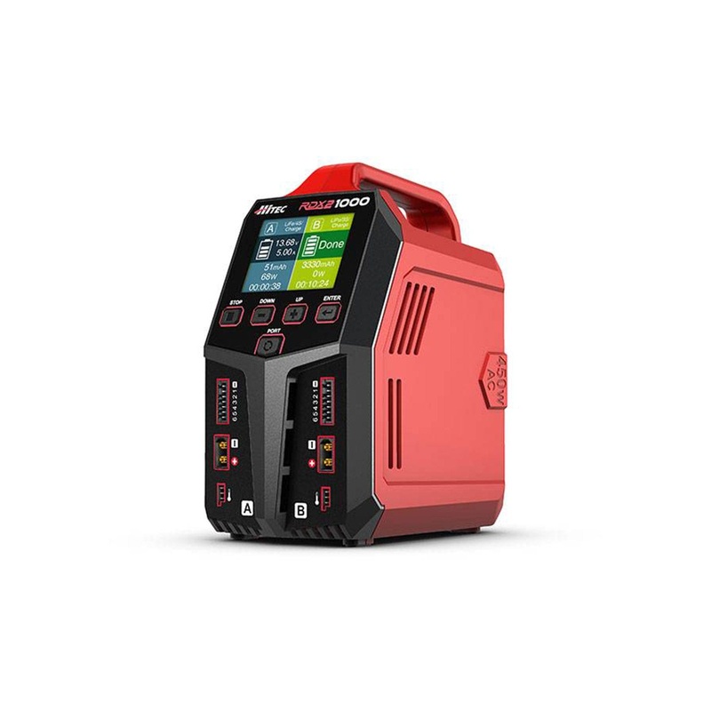 Hitec RDX2 1000 AC/DC 450W Dual Port Charger