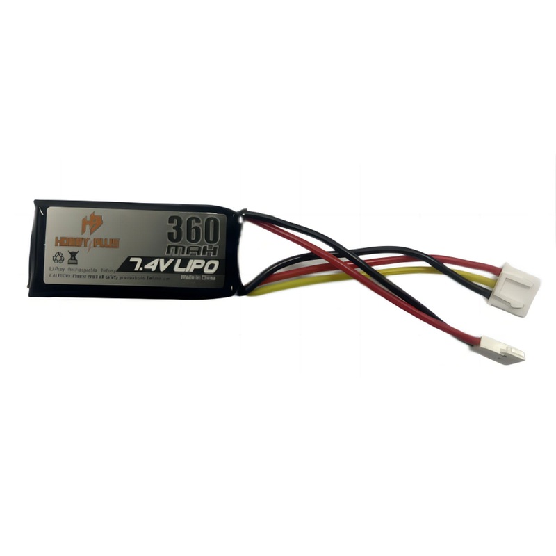 Hobby Plus 360mAh 2S 7.4v LiPo Battery with Micro Connector