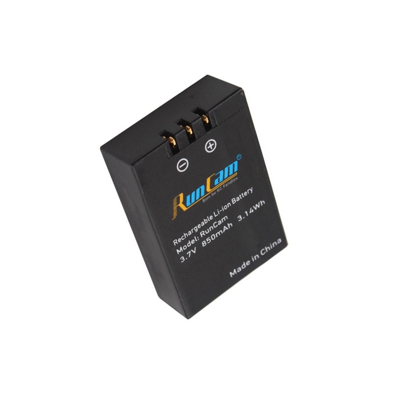 RunCam 2 850mAh 1S 3.7V Li-ion Battery