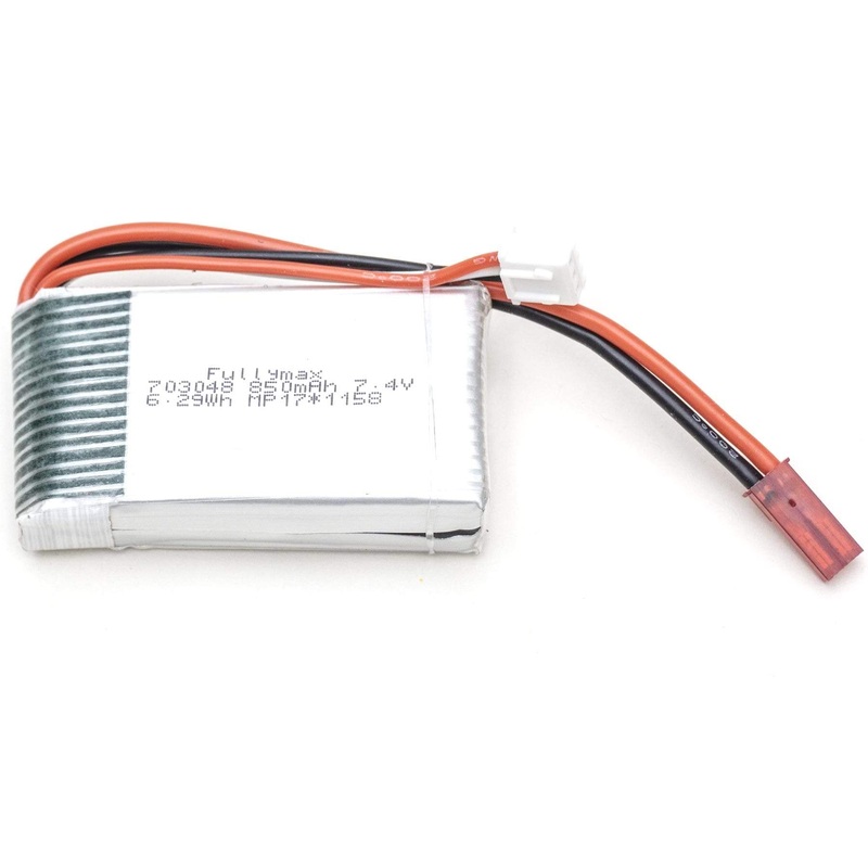 XK 850mAh 2S 7.4V 10C LiPo Battery with JST Connector