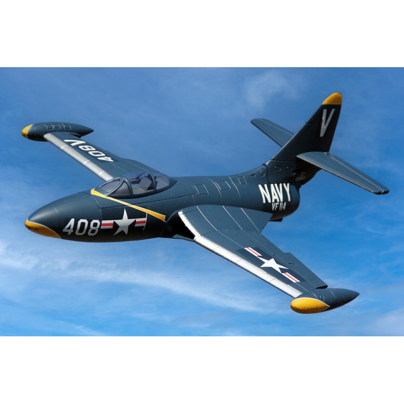 Freewing F9F Panther 4S Blue 64mm EDF Jet - PNP