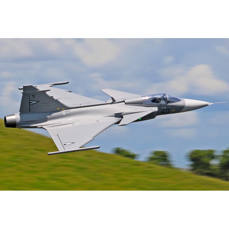 Freewing JAS-39 Gripen Grey 80mm EDF Jet - ARF PLUS