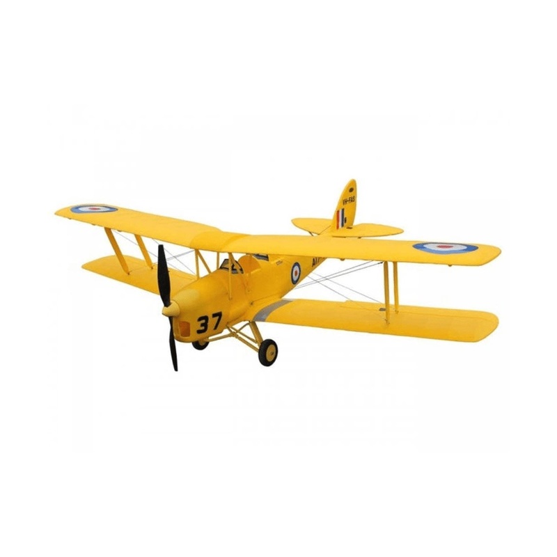 Nexa DH.82 Tiger Moth Yellow 1400mm (55") Wingspan - ARF