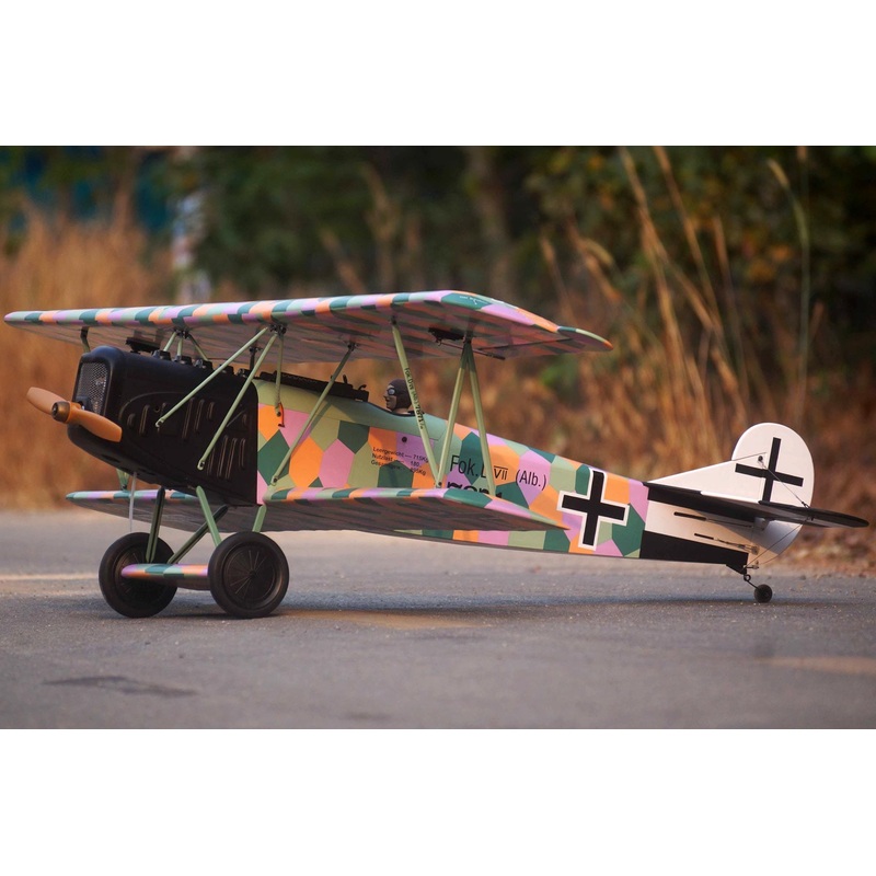 Nexa Fokker D.VII Black-White 1730mm (68.1") Wingspan - ARF