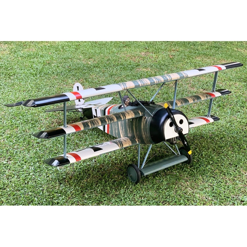 Nexa Fokker Dr1 Camo 1850mm (72.8") Wingspan - ARF