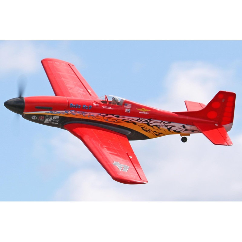 Nexa P-51 Mustang Dago Red 1580mm (62") Wingspan - ARF