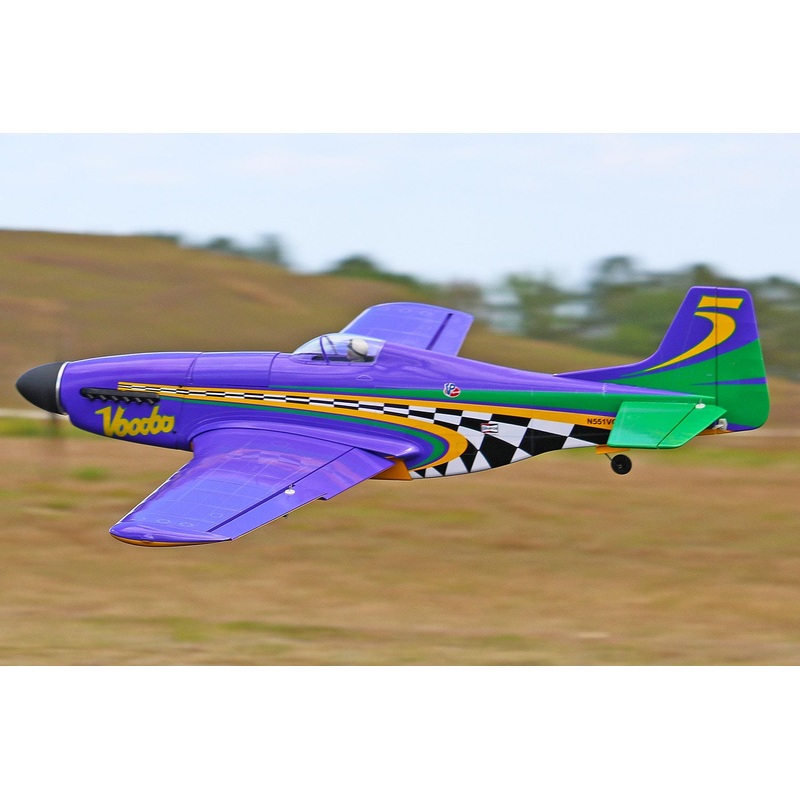 Nexa P-51 Mustang Voodoo 1580mm (62") Wingspan - ARF