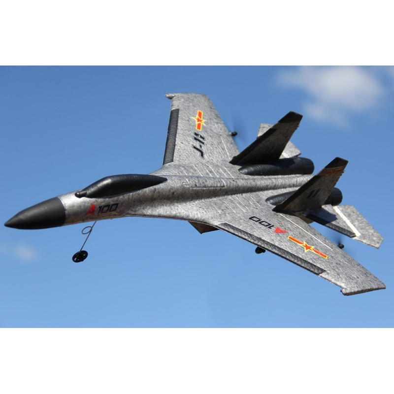 XK A100-G SU-27 Grey with Gyro 340mm (13.3") Wingspan - RTF