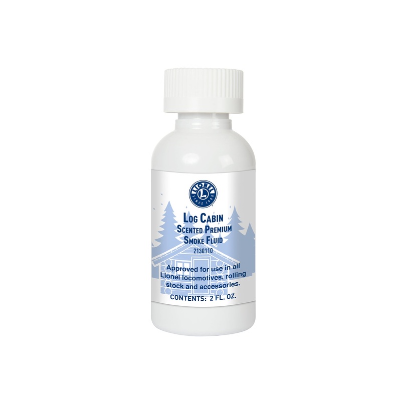 Lionel 2130110 Log Cabin Multi-Scale Pemium Scented Smoke Fluid 2oz