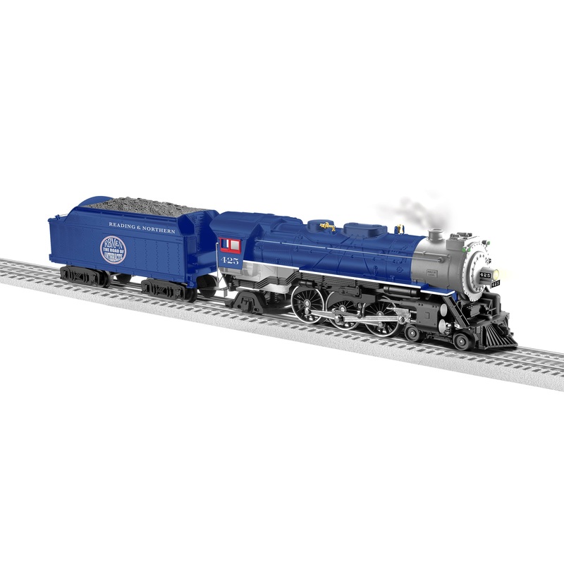 Lionel 2232130 O Gauge LionChief 2.0 4-6-2 Pacific Steam Loco Reading & Northern RBMN 425