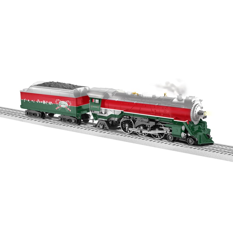 Lionel 2232140 O Gauge LionChief 2.0 4-6-2 Pacific Steam Loco North Pole Central 1224