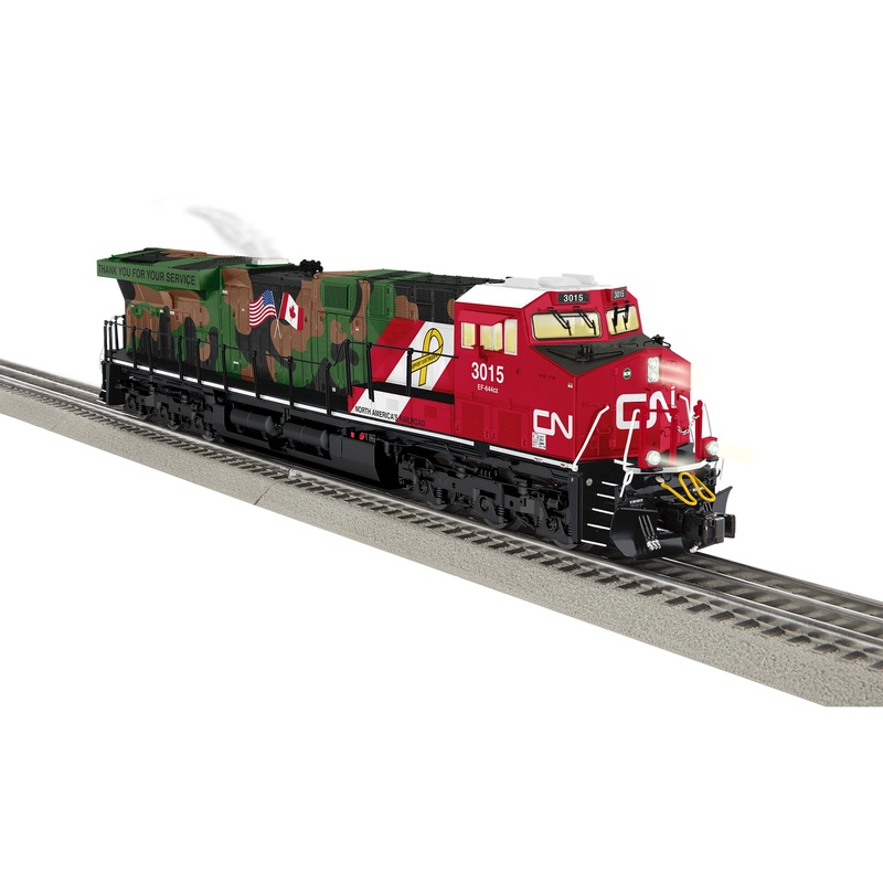 Lionel 2233499 O Scale LEGACY GE ES44AC GEVo "Non-Powered" Canadian National Veterans CN 3015 BTO