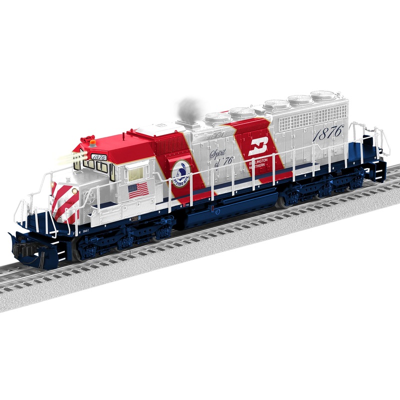 Lionel 2233511 O Scale LEGACY EMD SD40-2 Burlington Northern Bicentennial BN 1876 BTO