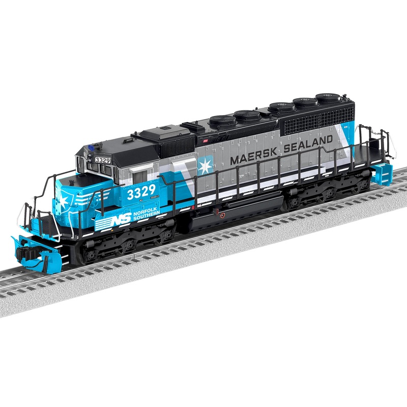 Lionel 2233549 O Scale LEGACY EMD SD40-2 "Non-Powered" Norfolk Southern Maersk/Sealand NS 3329 BTO