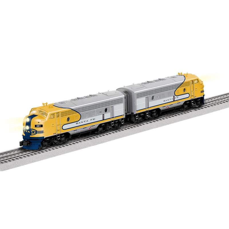 Lionel 2233810 O Scale LEGACY EMD F7A-A Set Santa Fe ATSF 341 344 BTO