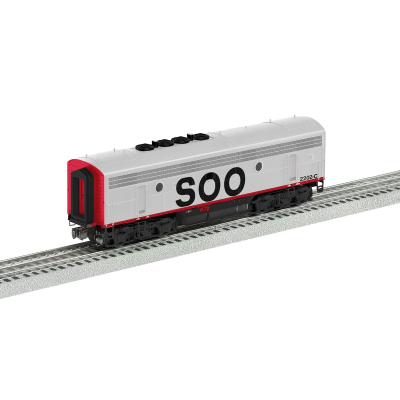 Lionel 2233839 O Scale LEGACY EMD F7B SOO Line "Non-Powered Superbase" 2202C BTO