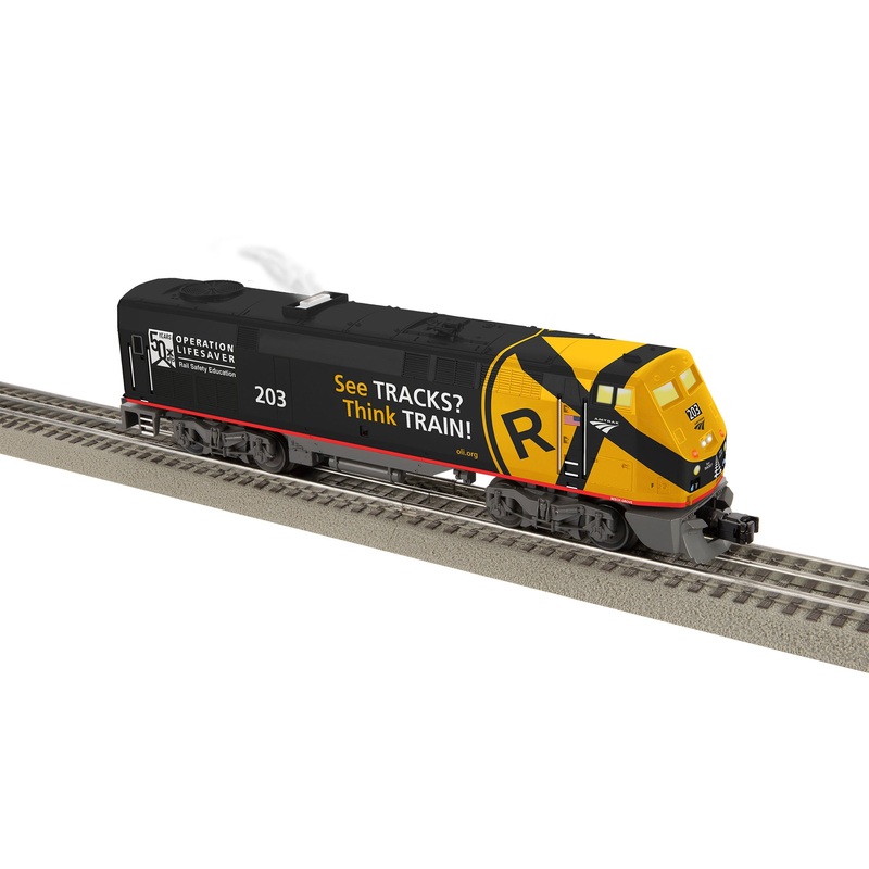 Lionel 2234220 O Gauge LionChief 2.0 GE P42 Genesis Amtrak Operation Lifesaver 50th 203