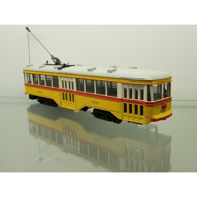 Williams by Bachmann 23904 O Gauge Peter Witt Street Car Baltimore - Like New/USED