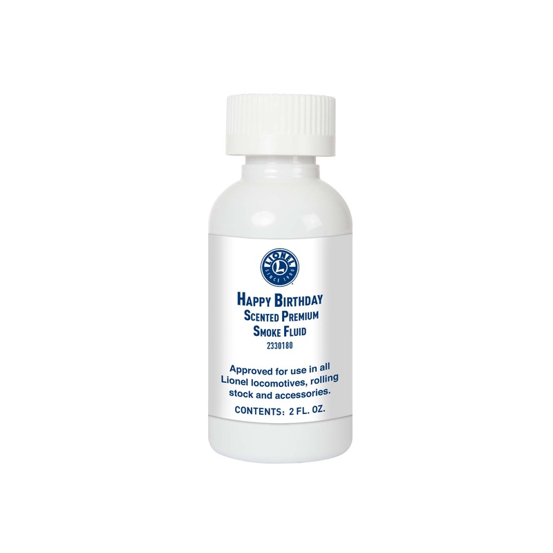 Lionel 2330180 Happy Birthday Multi-Scale Premium Scented Smoke Fluid 2oz