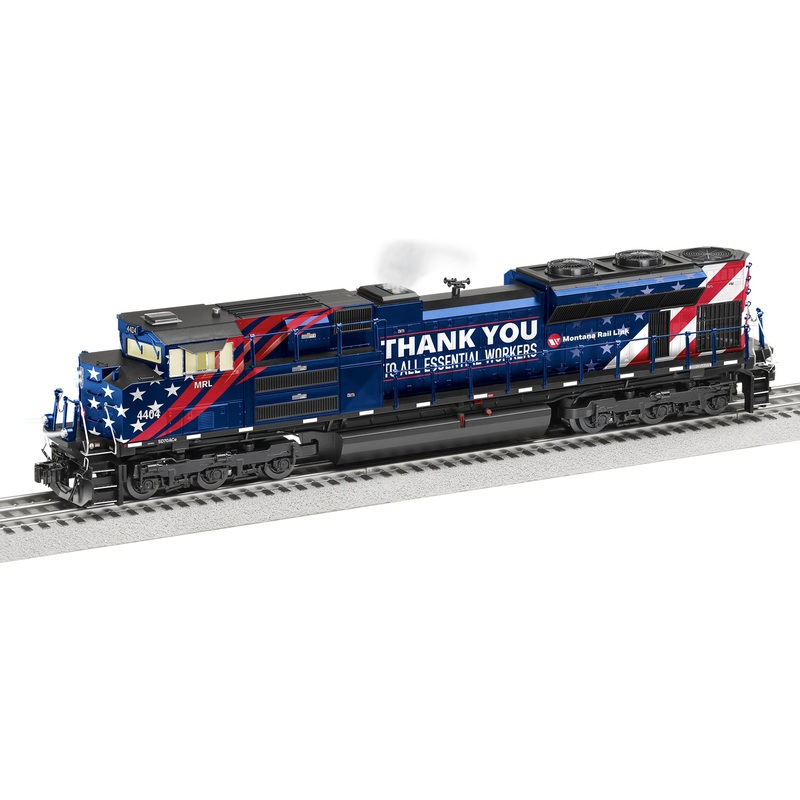 Lionel 2333160 O Scale LEGACY EMD SD70ACe Montana Rail Link "Essential" MRL 4404 BTO