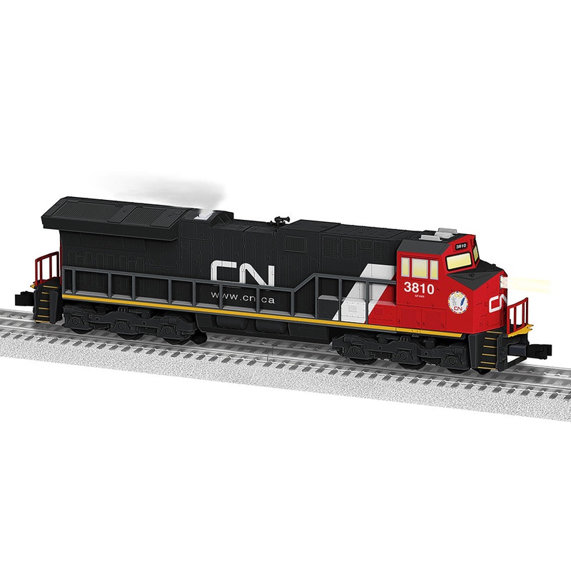 Lionel 2334050 O Gauge LionChief Plus 2.0 GE ET44AC GEVo Canadian National CN 3810