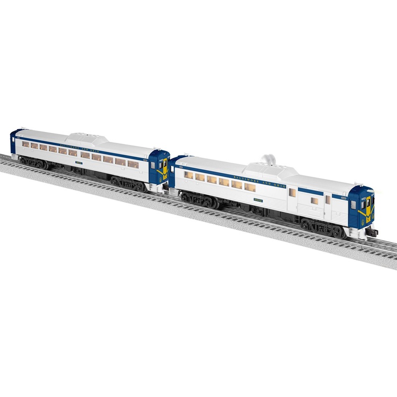 Lionel 2335080 O Gauge LionChief Plus 2.0 Budd RDC2 Combo Baltimore & Ohio B&O 9902/9917
