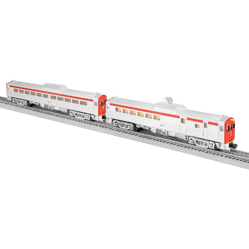 Lionel 2335100 O Gauge LionChief Plus 2.0 Budd RDC2 Combo Southern Pacific SP-9 SP-11