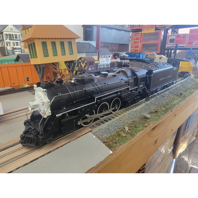 Lionel 6-18042 O Gauge 4-6-4 Hudson Steam Locomotive Boston & Albany 618 - USED