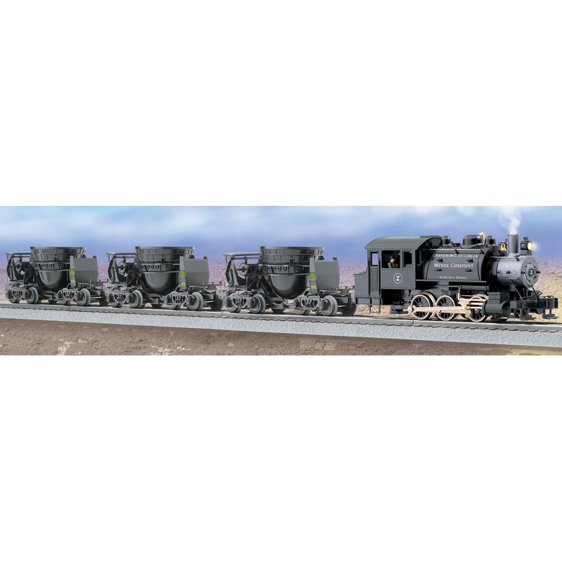 Lionel 6-31733 O Gauge Jones & Laughlin Steel Slag Train Set (No Trackor Power) - NOS