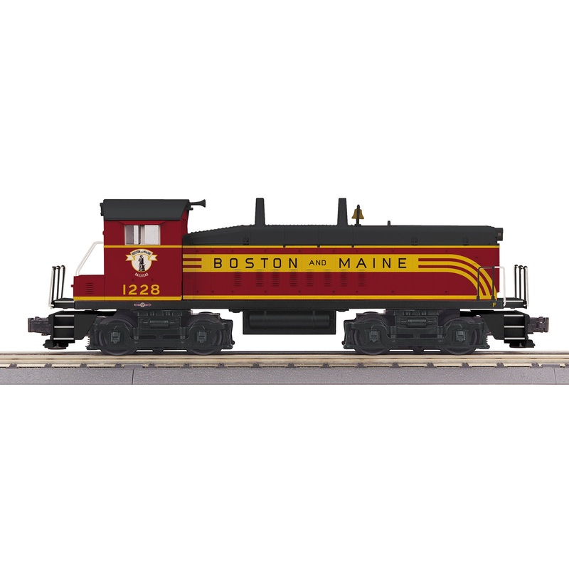MTH RailKing 30-20910-1 O Gauge SW9 Diesel Boston & Maine B&M 1228 with PS3