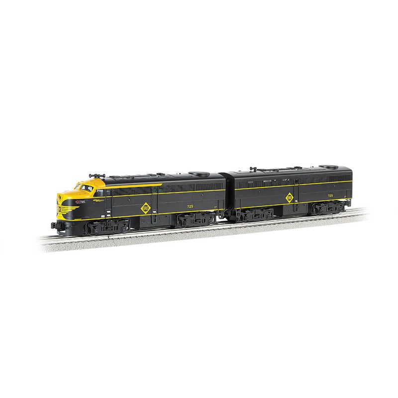 Williams by Bachmann 23204 O Gauge ALCo FA-1 A-B Diesel Set Erie 725A/725B