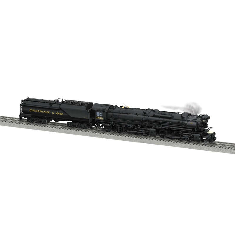 Lionel 2431560 O Scale BTO LEGACY 2-8-8-2 H7 Steam Loco Chesapeake & Ohio C&O 1553